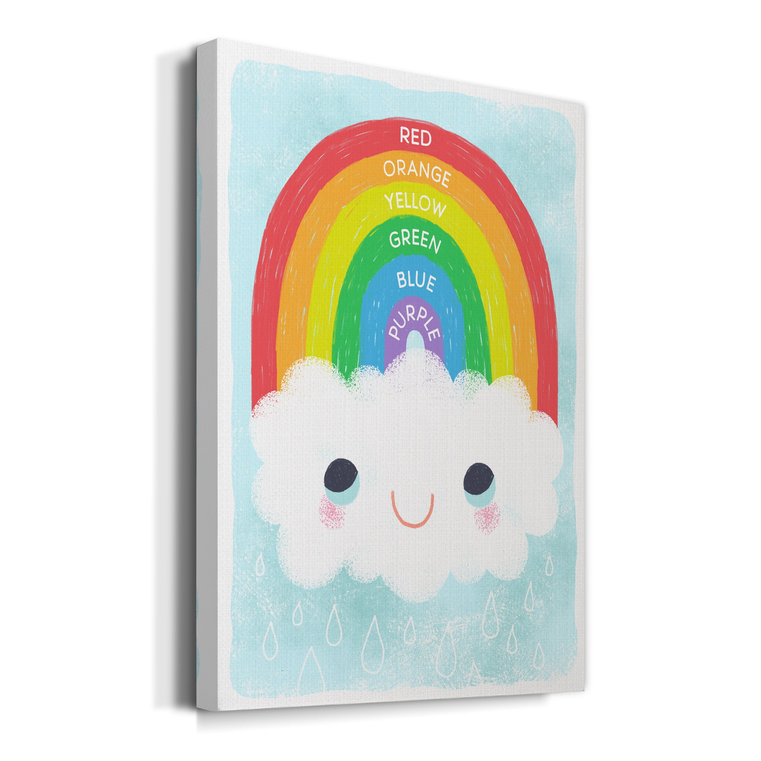 Rainbow Colors Premium Gallery Wrapped Canvas - Ready to Hang - 24 x 36
