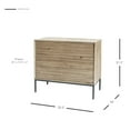 thumbnail image 2 of New Pacific Direct Hathaway Chest 3 Drawers in Drifted Sand, 2 of 5