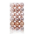 thumbnail image 2 of CNKOO 36Pcs Xmas Ball Easy to Hang Shatterproof Fine Workmanship Unbreakable Fade Resistant Christmas Tree Decoration Reusable Christmas Ornaments Hanging Ball for Party Rose Gold 3cm, 2 of 13