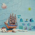 thumbnail image 3 of Juego de plantillas YHSLMH, 70 piezas, patrones de naturaleza y playa, 3 of 8