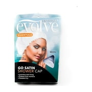 Firstline Evolve Go Satin Lined Shower Cap, White