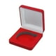 thumbnail image 4 of Caja de presentación de monedas, estuche de almacenamiento, regalos, caja reutilizable para monedas de desafío. Rojo, 4 of 9