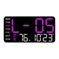 thumbnail image 1 of Reloj despertador digital Soledad LED Rosa, 1 of 9