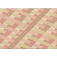 thumbnail image 1 of Ahgly Company Machine Washable Indoor Rectangle Transitional Orange Area Rugs, 2' x 4', 1 of 7