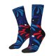 thumbnail image 1 of Balery Red White Blue Fireworks Calcetas Largas con Estampado para Hombre y Mujer – Suaves y Transpirables, Talla Única (US 5-11), 1 of 6