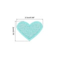 thumbnail image 2 of Corazón Forma Termoadhesivos Parches Bordado Coser Parches Apliques Prenda Adornos para Ropa Reparación Mochila Zapatos Decoración Verde Paquete de 30, 2 of 6