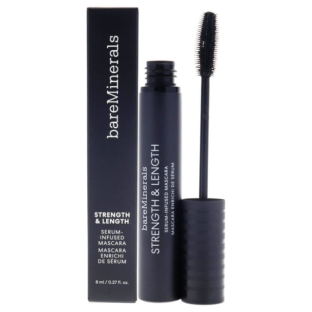 Mascara Infusé au Sérum Force et Longueur par bareMinerals pour Femmes - Mascara 0,27 oz