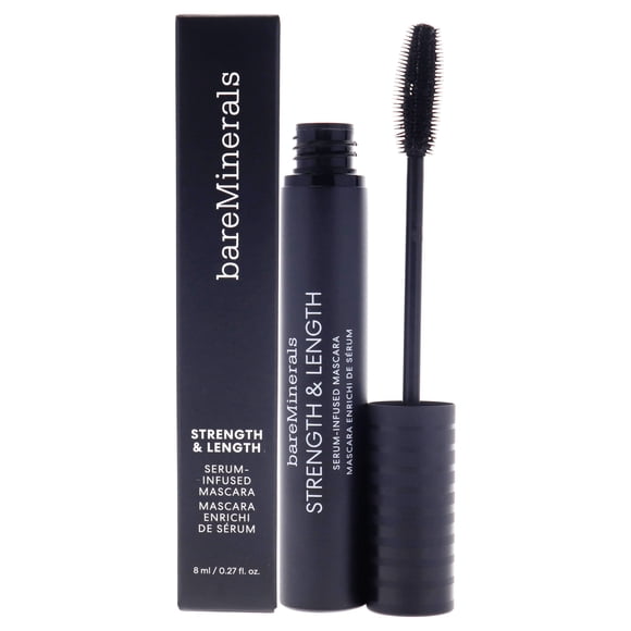 Mascara Infusé au Sérum Force et Longueur par bareMinerals pour Femmes - Mascara 0,27 oz