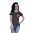 thumbnail image 2 of Moomaya Womens Round Neck T-shirt Short Sleeve Sequin Patch Pocket Tee Top - 9U, 2 of 6