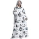thumbnail image 2 of Manta con capucha superlarga de dibujos animados, sudadera de invierno de lujo con capucha de gran tamaño, sudadera de franela, manta de Tv gigante para perezosos, pijamas, albornoz cálido, 2 of 3