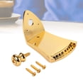 thumbnail image 2 of Piezas de cola de triángulo de metal para mandolina de 8 cuerdas mandolina superior arqueada con tornillos (dorado), 2 of 6
