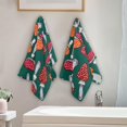 thumbnail image 3 of Autumn Polka Dot Mushroom Hand Towels 2 PCS, Kitchen Towel Ultra Soft and Highly Absorbent,Decorative Fingertip Face Towel for Bathroom Hotel, 28.3"x14.4", 3 of 5