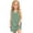 Green, variant on Girls' Solid Color Casual Dress for Kids Comfortable Everyday Wear for Girls Breathable Easy Fit Stylish Lightweight Style Dress 4t 5-6 Years