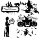 thumbnail image 1 of Pegatinas De Halloween Pegatinas De Calabaza Calcomanías Divertidas Pegatinas Impermeables Para Paredes Ventanas Decoración De Coches 5 Uds seitruly HA037259-00, 1 of 6