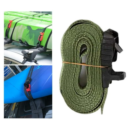 

Tie Down Straps cam Buckle Lashing Straps for Kayaks Snowboard Paddle Boards Green