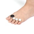 thumbnail image 2 of Separador de dedos de los pies, 8 piezas Herramienta de separación de dedos reutilizable lavable Cuidado de la pedicura Separador de dedos de silicona para u?as para enderezar dedos superpuestos(2#) Ecomeon  no, 2 of 6