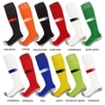 thumbnail image 2 of Outdoor Damping Long Childrens Soccer Sock Football Socks Anti Slip sports socks WHITE&BLACK, 2 of 8