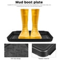 thumbnail image 3 of MLINS 2 Pcs Plateaux à Chaussures Plateau à Bottes Humides Tapis à Chaussures avec Bord Surélevé Plateaux en Plastique Plateau à Bottes Multi-Usage pour Entrée Intérieure, 3 of 6