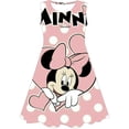 thumbnail image 1 of Vestido de Minnie Mouse para niñas, novedad de verano 2022, vestidos informales de dibujos animados de la serie Disney con cuello redondo para niñas, faldas de una pieza para fiesta y noche9T Gao Jinjia LED, 1 of 2
