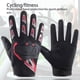 thumbnail image 3 of Jumpingount 1 par de guantes de ciclismo de tela para hombre, elegante, transpirable, ajustable, repuesto para motociclismo, antideslizante, guante guantes y mitones Azul negro, 3 of 6