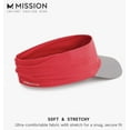 thumbnail image 3 of Mission Cooling Sports Visor – Red | Instant Cool Technology for Running, Golf & Outdoor Activities, 3 of 5