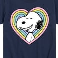 thumbnail image 3 of Peanuts - Snoopy Heart - Youth Short Sleeve Tee, 3 of 6
