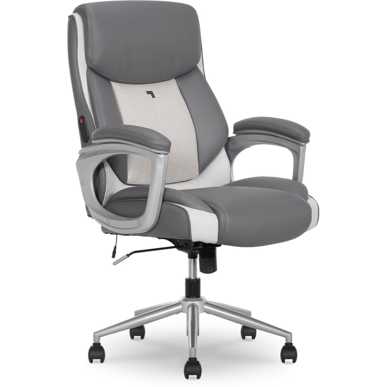 Sharper Image S-120 Massage Office Chair, Gray photo 1