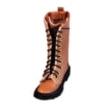 thumbnail image 4 of Botas de acción para muñecas de 1:6, botas de para muñecas femeninas, botas con cordones para figuras de acción de 12 pulgadas, juguete para Marrón, 4 of 10