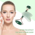 thumbnail image 2 of Set facial Quartz Rose Jade Roller y Gua Sha Green, 2 of 6