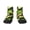 1 Black, variant on Fresh Avocado Pattern Quarter Crew Socks,Toe Seamed Ankle Socks,Cotton Cushioned Breathable Athletic Crew Sports Socks