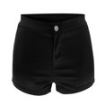 thumbnail image 2 of Pantalones cortos ajustados Zulema cintura alta negro L, 2 of 8