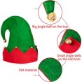 thumbnail image 3 of 1 paquete de gorro de fieltro de duende navideño, disfraz de fiesta de Navidad para regalos, accesorios. JAMW Sencillez, 3 of 5
