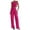 Hot Pink, variant on Women's Elegant Solid Color Casual Suit Vest and Trousers Set