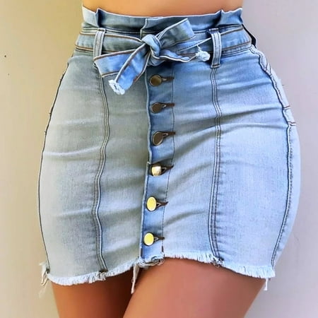 

Women Dresses Clearance under $10 2023 Lace Denim Mini Petite Skims Dupe Slim Tunic Bodycon Casual Cowgirl Bustier Skirt for Girls Skirt Womens 3F