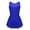 Blue, variant on Moggemol Kids Girls Sleeveless Mock Neck Figure Ice Skating Dress Tulle Tutu Dance Dresses Ballet White 14
