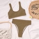 thumbnail image 5 of Conjunto de bikini a la moda para mujer, traje de baño de dos piezas con relleno sólido, ropa de playa Fridja nalpqowj21861, 5 of 7