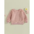 thumbnail image 5 of GXFC Toddler Boys Girl Winter Fuzzy Sweatshirt Clothes 6M 1T 2T 3T 4T Kids Long Sleeve Warm Pullovers Tops Casual Clothing for Children Boys Girl, 5 of 8