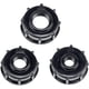 thumbnail image 1 of Adaptador de tanque de drenaje IBC de 3 piezas, adaptador de tapa de tanque de agua de plástico para adaptadores IBC, accesorios S60x6, grifos de rosca gruesa de 1/2, 3/4 y 1 pulgada, color, 1 of 5