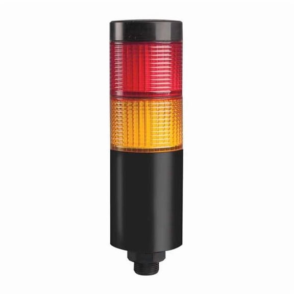 Tower Light Assembly, Red, Yellow, 90 to 240V AC, 80 FPM, 56 mm Dia., Direct