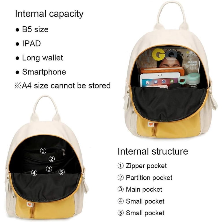 Backpack for Women Small, Mini Nylon Travel Backpack Purse  display picture 1