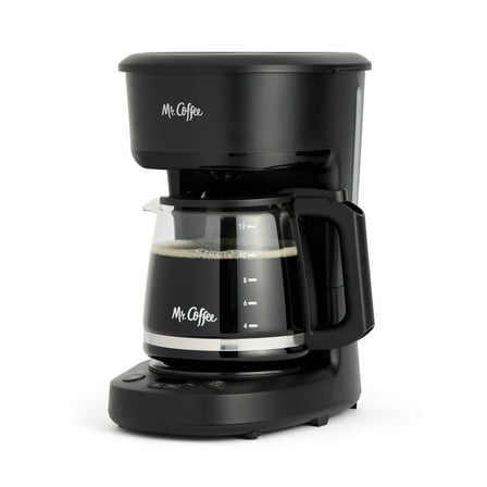 Mr. Coffee Programmable Coffee Maker, 12-Cup Coffee Maker, Black
