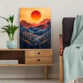 thumbnail image 5 of Qisvanset Framed Canvas Wall Art 12x16 Inch Mid Century Modern Arizona Panoramic Landscape Art, 5 of 5