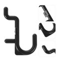 thumbnail image 1 of OULII J Shape Hook 60Pcs for Peg Board Organizer Space-saving Storage in Garage and Workshop Black Plastic, 1 of 8