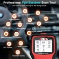 thumbnail image 3 of ANCEL VD700 All System OBD2 Scanner Code Reader Oil TPMS EPB TPS Reset Injector Adaption Steering Angle Learning DPF Diagnostic Tool, 3 of 13