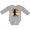 AC-Heather Grey, variant on Inktastic Skateboard Bear Retro Sunset Boys or Girls Long Sleeve Baby Bodysuit