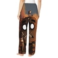 thumbnail image 3 of Plastic Beach Gorillaz Women's Pajama Pants Lounge Daily Novelty Cozy Sleep Bottoms Pants Sleepwear With Pockets, 3 of 8