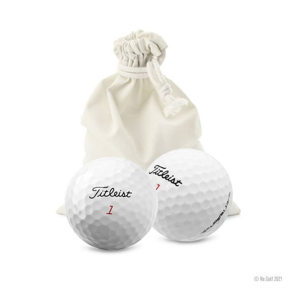 Titleist DT TruSoft - Quantity 12 in Eco-Friendly Bag (Professionally Recycled)