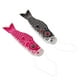thumbnail image 1 of 2 piezas Japón Streamer Baoblaze Bandera Koinobori 100cm Rosa 100cm Negro, 1 of 8