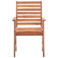 thumbnail image 3 of Sillas de comedor para patio VidaXL de madera maciza de acacia con cojines, 2 unidades, 3 of 8