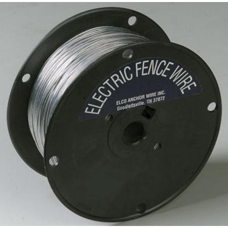 Red Brand 85612 Electric Fence Wire, 17 ga Wire, 1/4 mile L, Steel,